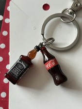 Jack Daniels and coke  (JD AND COKE) novelty keyring birthday christmas gift