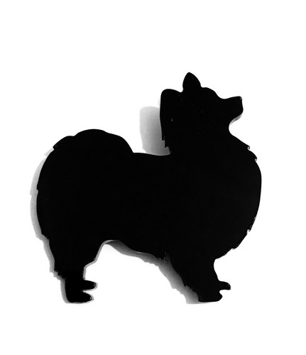 Papillon dog brooch pin - dog,