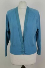 DALKEITH Blue Wool Cardigan Chest Size 42"