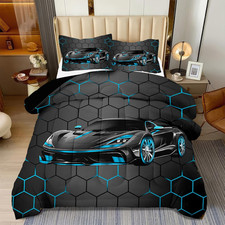 Race Car Twin Bedding Set for