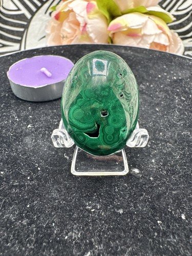 Malachite palm stone - palm,