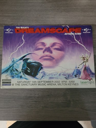 Dreamscape rave flyer 14th - dreamscape,