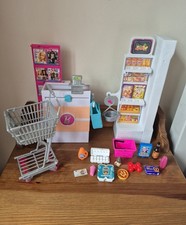 Barbie dolls supermarket shop - barbie,