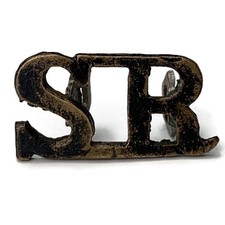 Original The Cameronians (Scottish Rifles) Regiment Shoulder Title Badge