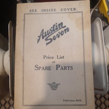 Austin Seven 7 original Price