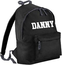 Personalised Custom Customised Name Boys/Girls School Bag Rucksack Backpack