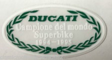 DUCATI 748 916 996 CAMPIONE DEL MONDO SUPERBIKE 1994-95 SCREEN RESTORATION DECAL
