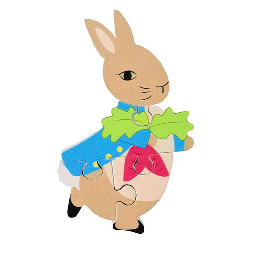Peter rabbit wooden puzzles - wooden,