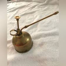 Vintage antique brass pump - pump, oil