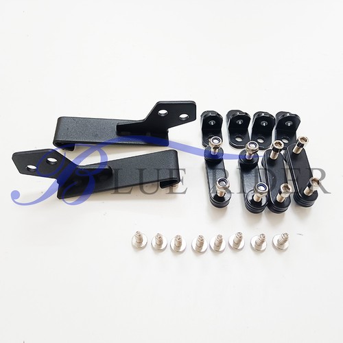 2pcs wing aluminum spoiler - aluminum,