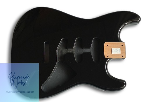 Stratocaster body black poly - black,