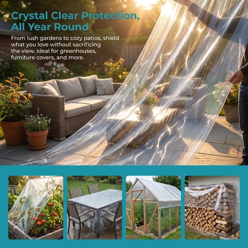 Clear polycarbonate roofing - clear,