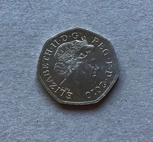 Rare 50p fifty - fifty, 2010