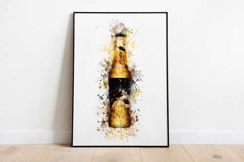 Watercolour splash gold cider - splash,