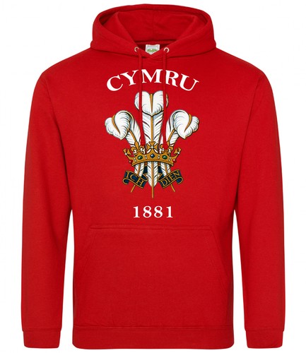 Cymru 1881 rugby hoodie - cymru,