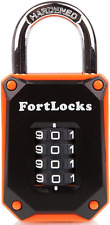Combination Padlock | 4-Digit Padlock with Code | Gym Padlock | Locker Padlock |