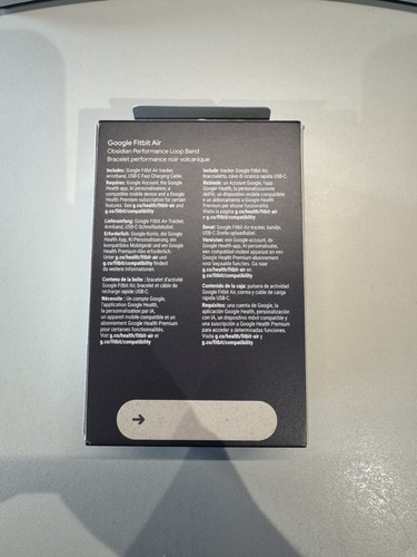 Google fitbit air - fitbit,
