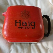 Vintage Carlton Ware Haig Scotch Whisky Jug Red Display Prop Breweriana England