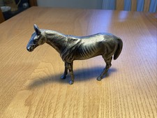 Vintage pewter Race horse