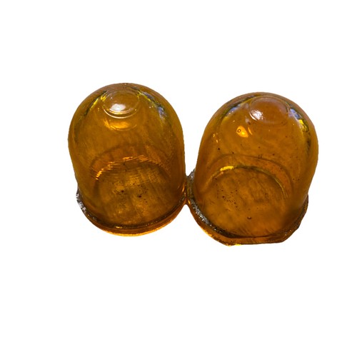Vintage lucas l584 amber - l584, glass