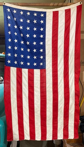 Vtg star american - 48, flag