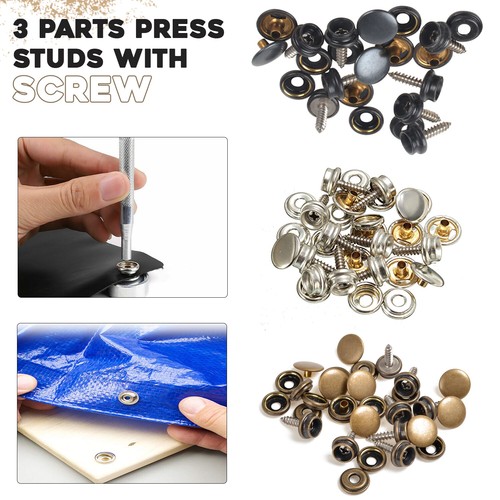 Heavy duty press stud screw - duty,