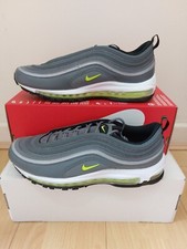 New Nike Air Max 97 Smoke Grey Volt Men's UK SIZE 10 EU 45