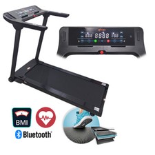 Electric Folding Professional Treadmill Cardio BMI Bluetooth 12 Program