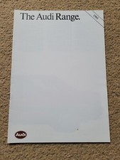 The 1985 Audi Model range Brochure inc. 80, 90, 100, 200, Coupe, Sport Quattro