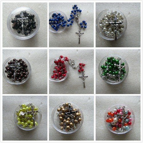 Rosary bead necklace - rosary,