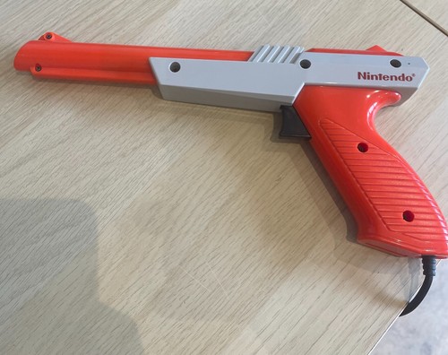 Nes nintendo zapper orange - nes,
