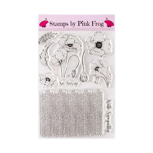 Pink frog crafts poppy - pink, a5