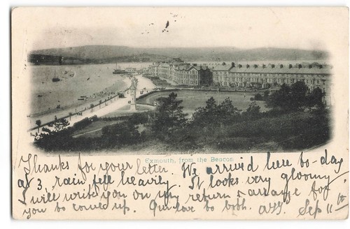 Exmouth from beacon houses - beacon,