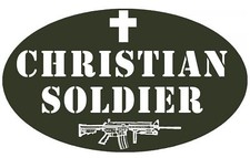 Christian Soldier Sticker
