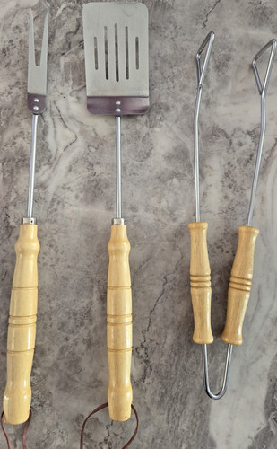 Three piece bbq tool - three-piece,