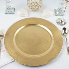 24 pcs 13" GOLD Round CHARGER