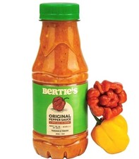 Bertie’s Original Pepper Sauce 2x300ml – Trinidad Bold, Spicy & Authentic Heat