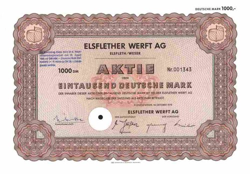 Elsflether werft 1978 - werft, ag