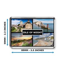 Isle of Wight - Jumbo Fridge Magnet - Exclusively By Mashed Designs