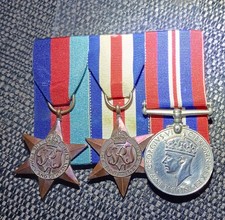 Full Size WW2 Medals, 1939 -