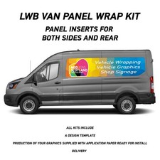 Lwb Van Panel Wrap Kit Sign Writing Vehicle lettering Livery signs 