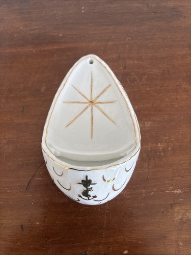 Vintage porcelain holy water - vintage,
