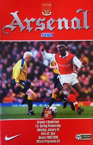 Arsenal sunderland 1999 - v,