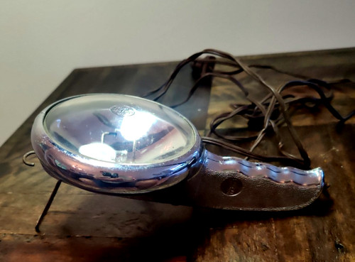Vintage handheld spotlight - ge,