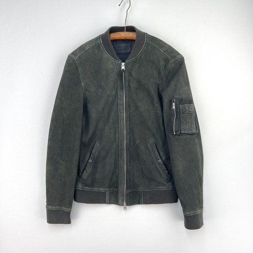 Allsaints ikeda leather bomber - allsaints,