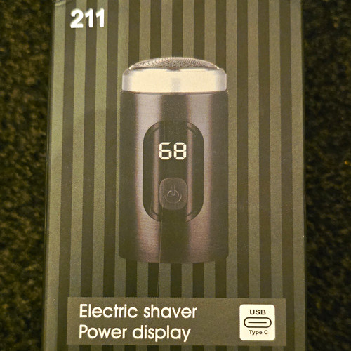 Men black facial shaver - men’s,