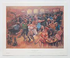 Saturday Night Fever,Humorous cartoon reproduction print by Barry Leighton-Jones