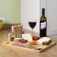 Bamboo Cheese Board Knife Set