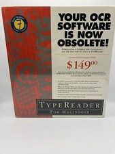 Type Reader for Macintosh Your OCR Software is Now Obsolete Mac 3.5” Floppy Disk