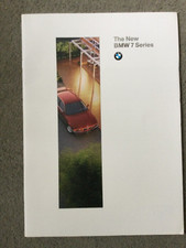 BMW 7 Series  Brochure 1994 in VGC details 730i, 749i, 740iL and 750iL